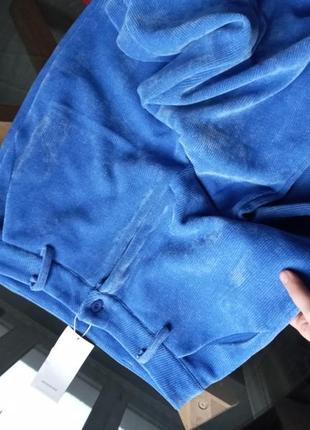 Вельветові штани кльош із розрізами2 фото