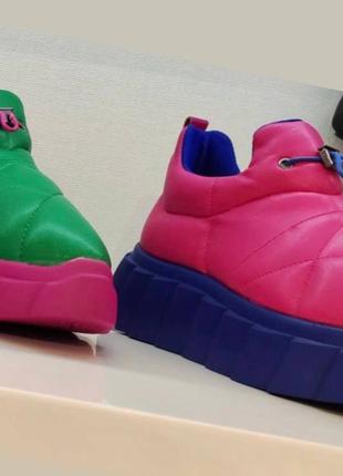 Мега стильные яркие дутые угги,кроссовки, турция 🇹🇷.