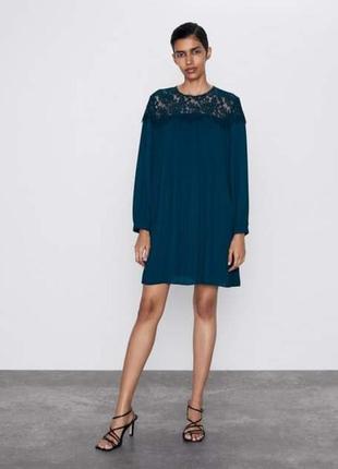 Zara, новые коллекции. фантастическое коктейльное платье1 фото