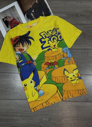 Винтажная футболка pokemon 2000х full print