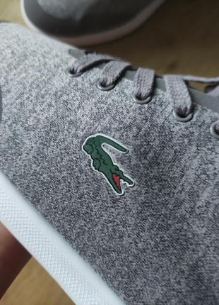 Фирменные  женские кроссовки кеды  lacoste,  франция, р. 38.3 фото