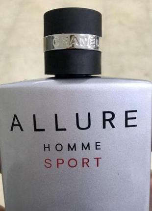 Chanel allure homme sport туалетная вода 100 ml мужские шаль альюр хоум спорт духи алюр гом мужественный парфюм3 фото