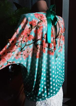 Кофта, блузка з красивою спинкою на зав'язці