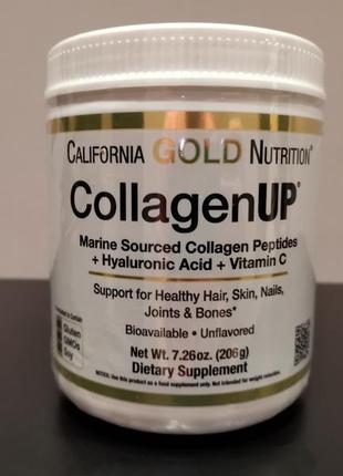 Collagenup морской коллаген 207 грамм / california gold nutrition