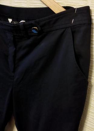 Черные легкие натуральные штаны брюки2 фото