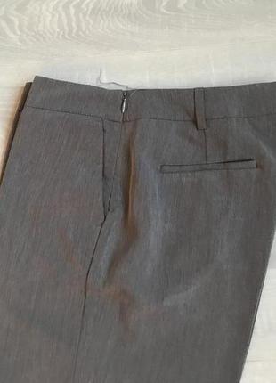 Широкие брюки палаццо прямого кроя со стрелками4 фото