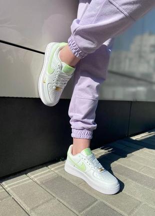 ⭐nike force mini swoosh lime ⭐6 фото