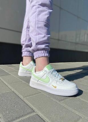 ⭐nike force mini swoosh lime ⭐4 фото