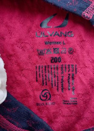 Ulvang термобелье кофта 80% merino wool шерсть l-xl размер. норвегия7 фото