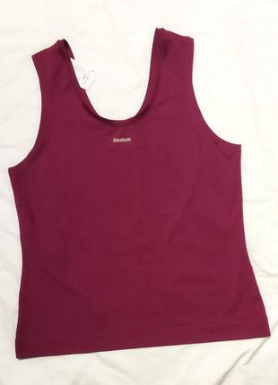 Яркий топ майка reebok