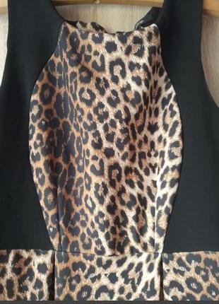 Леопардова сукня3 фото