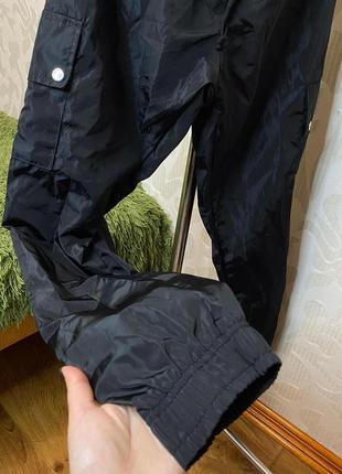 Нейлоновые черные брюки брюки2 фото