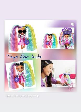 Лялька barbie extra minis lady rainbow кукла барби мини