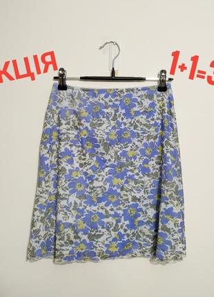 Очень классная юбка мини в цветы1 фото