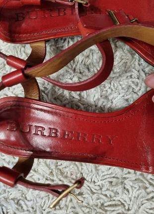 Босоножки  37-38 р.в идеальном состоянии. burberry .оригинал.2 фото