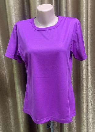 Спортивная футболка soc цвет насыщенный красивый сиреневый размер евро 40/ l m