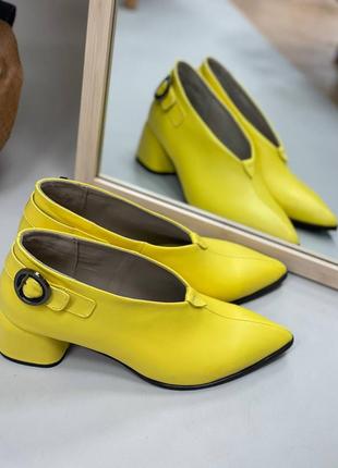 Эксклюзивные туфли ботильоны из натуральной итальянской кожи и замша женские2 фото