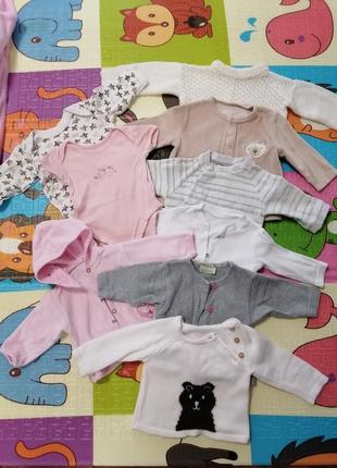 Детская одежда от3х до 6ти месяцев + подарок памперсы huggies2 фото
