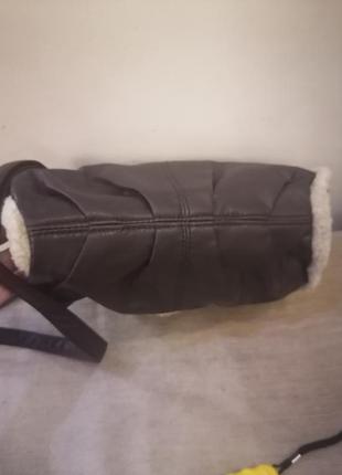 Клатч сумочка сумка tantrend с мехом з хутром2 фото