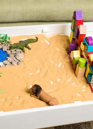 Световой стол-песочница noofik модель double с 2 карманами