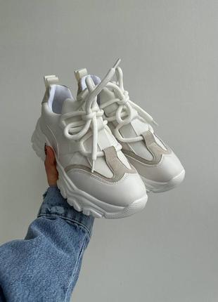 Стильные белые кроссовки2 фото