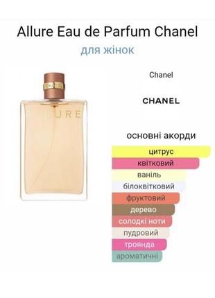 Chanel allure5 фото