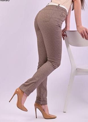 Шикарні жіночі штани з поясом у комплекті , якість супер р 42-5010 фото