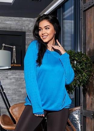 Ошатна жіноча кофта светр в'язка❤🔥 великі розміри