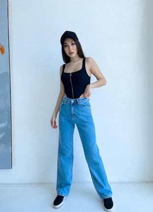 Джинси у блакитному кольорі✨