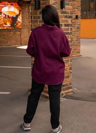 Женский вельветовый костюм рубашка+брюки ❤🔥большие размеры3 фото