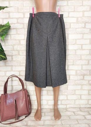 Новая мега теплая юбка миди со 100 % плотной шерсти в сером цвете, размер хл-2хл