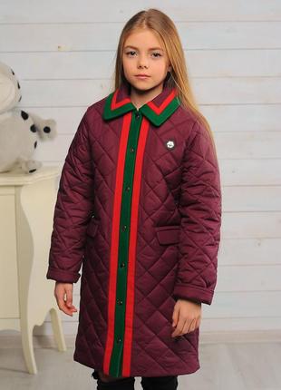 Розпажа! пальто, куртка демісезонна для дівчинки лорі марсала