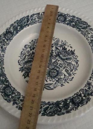 Тарелки глубокие кобальт набор 2 шт англия №т89