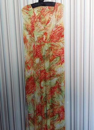 Летнее платье-сарафан из вискозы на 14-16 размер3 фото