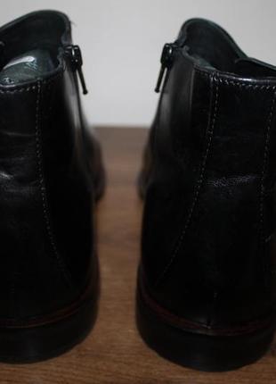 Кожаные ботинкиecco faro, 44 размер2 фото