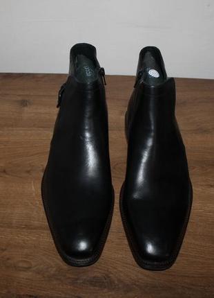 Кожаные ботинкиecco faro, 44 размер