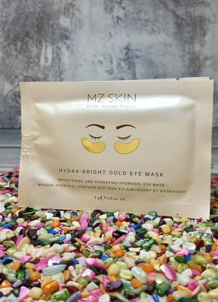 ✔️оригінал золоті антивікові патчі маска для очей hydra-bright gold eye mask brightening & hydrating hydrogel eye mask