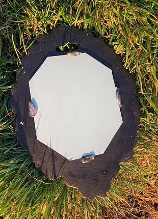 Винтаж винтажное настенное зеркало вензели барокко золотое старинное люстерко...