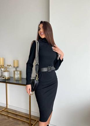 Платье с поясом👗8 фото