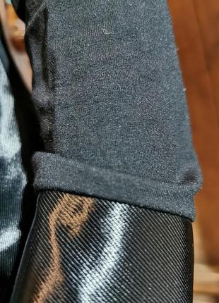 Обманка рубашка двойная с пайетками атласная имитация жилетки трикотажная стрейч из вискозы пиджак жакет блейзер teresa нарядная вечерняя9 фото