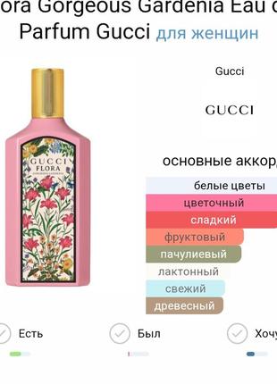 Flora gorgeous gardenia eau de parfum gucci для женщин новинка 2021 грн3 фото