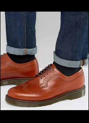 Винтажные броги оксфорды dr martens 3989 brogues1 фото