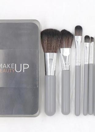 Набір пензлів для макіяжу 7 шт1 фото