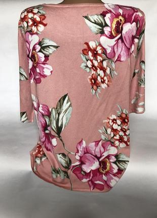 Красивая кофта в цветах 2