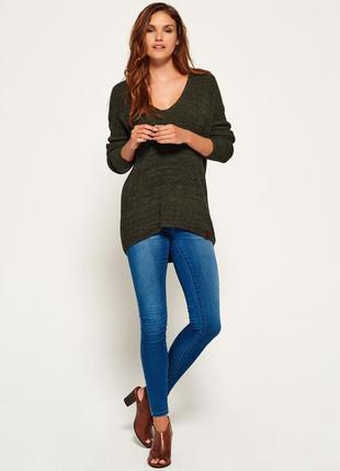 Актуальний затишний джемпер унікального британського бренду superdry