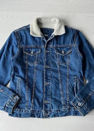 Куртка denim с меховой подкладкой