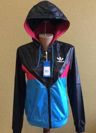 Куртка ветровка adidas original оригинал размер m 382 фото