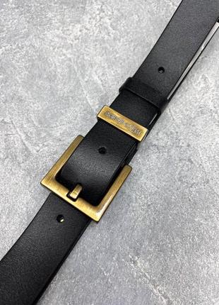 Шкіряний жіночий ремінь 3см s