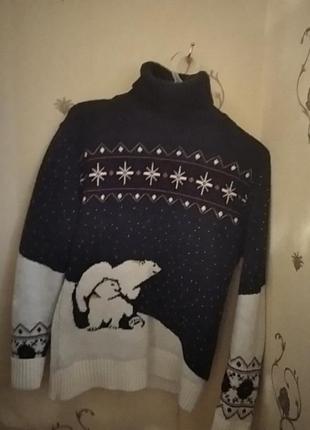 Світер жіночій теплий шерстяний🐻