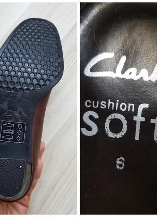 Класичні жіночі туфлі на середньому каблуці clarks коричневі жіночі туфлі на середніх підборах туфлі з натуральної шкіри вінтажні туфлі7 фото